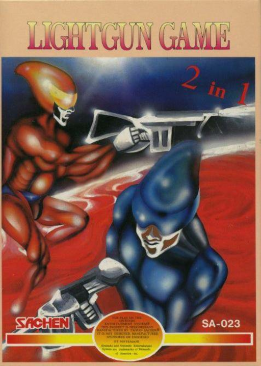 Lightgun Game 2 in 1 - Cosmocop + Cyber Monster (Asia) (Ja) (Unl) box art